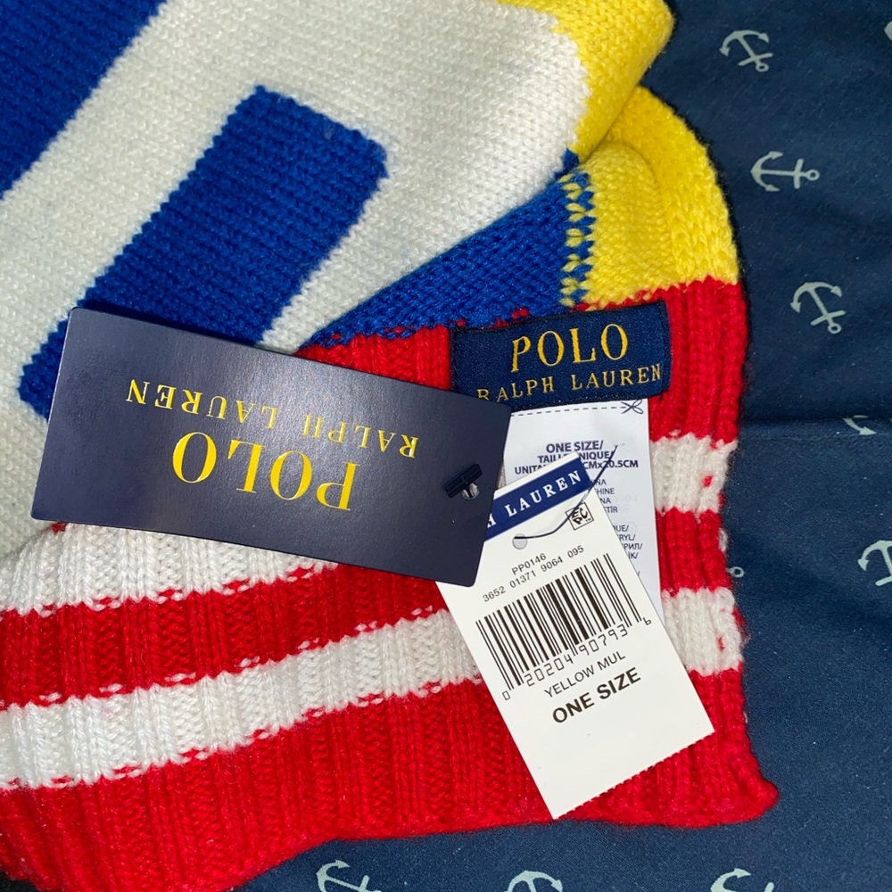 (NWT) 🔥polo Ralph Lauren scarf🔥only one left - Picture 5 of 7
